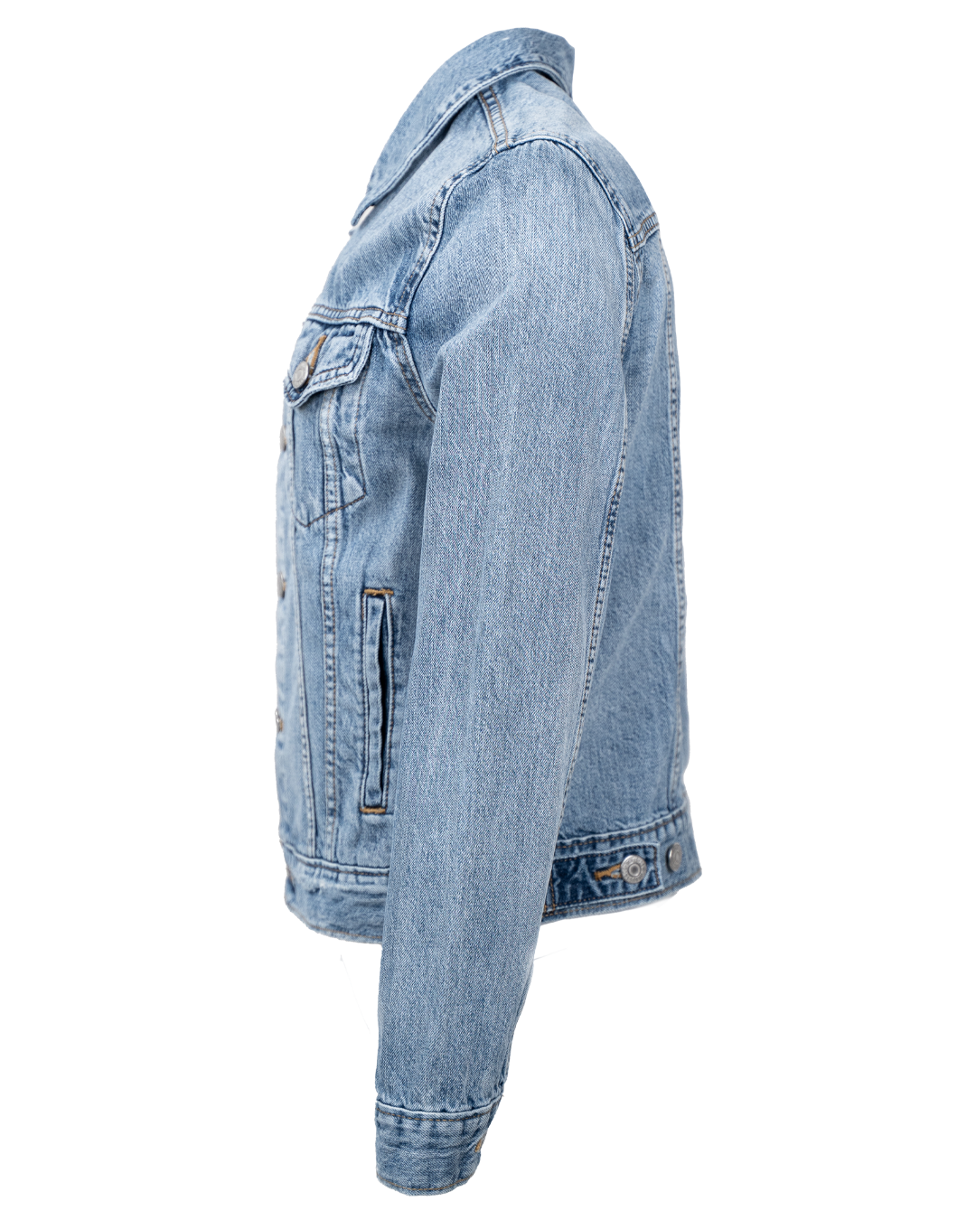 Giacca Di Jeans Levi'S Unisex Trucker Azzurra Stonewash Vintage Anni 2000 3 Giacca Di Jeans Levi'S Unisex Trucker Azzurra Stonewash Vintage Anni 2000 - Foto 3