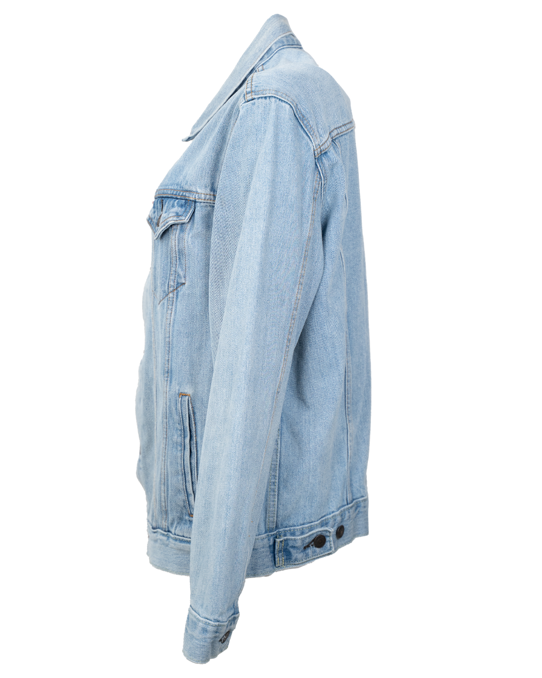 Giacca Di Jeans Donna Levi'S Blu Chiaro Patch Two Horse In Pelle Vintage Anni 2000 3 Giacca Di Jeans Donna Levi'S Blu Chiaro Patch Two Horse In Pelle Vintage Anni 2000 - Foto 3