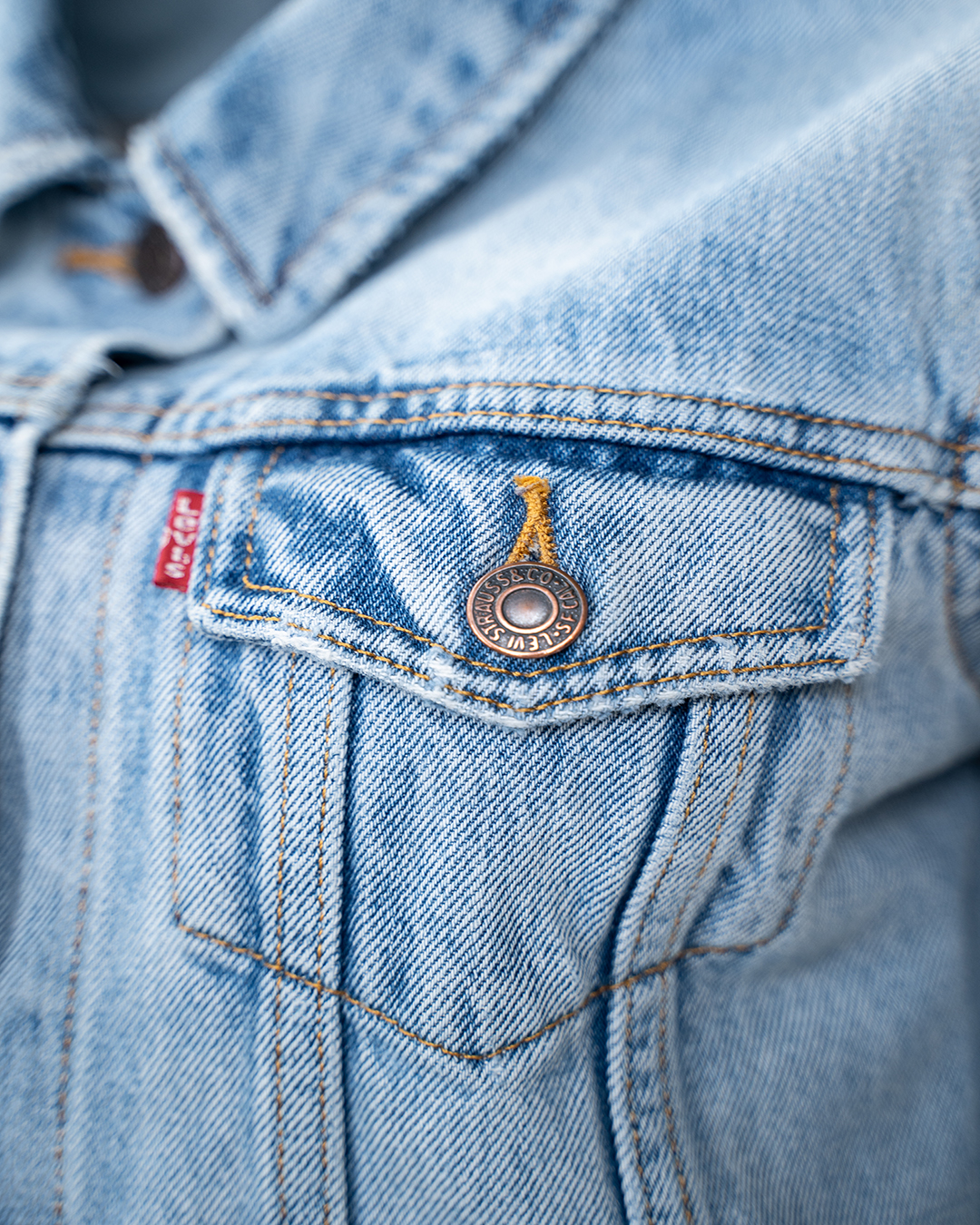 Giacca Di Jeans Donna Levi'S Red Tab Azzurra Stonewash Trucker Vintage Anni 2000 4 Giacca Di Jeans Donna Levi'S Red Tab Azzurra Stonewash Trucker Vintage Anni 2000 - Foto 4