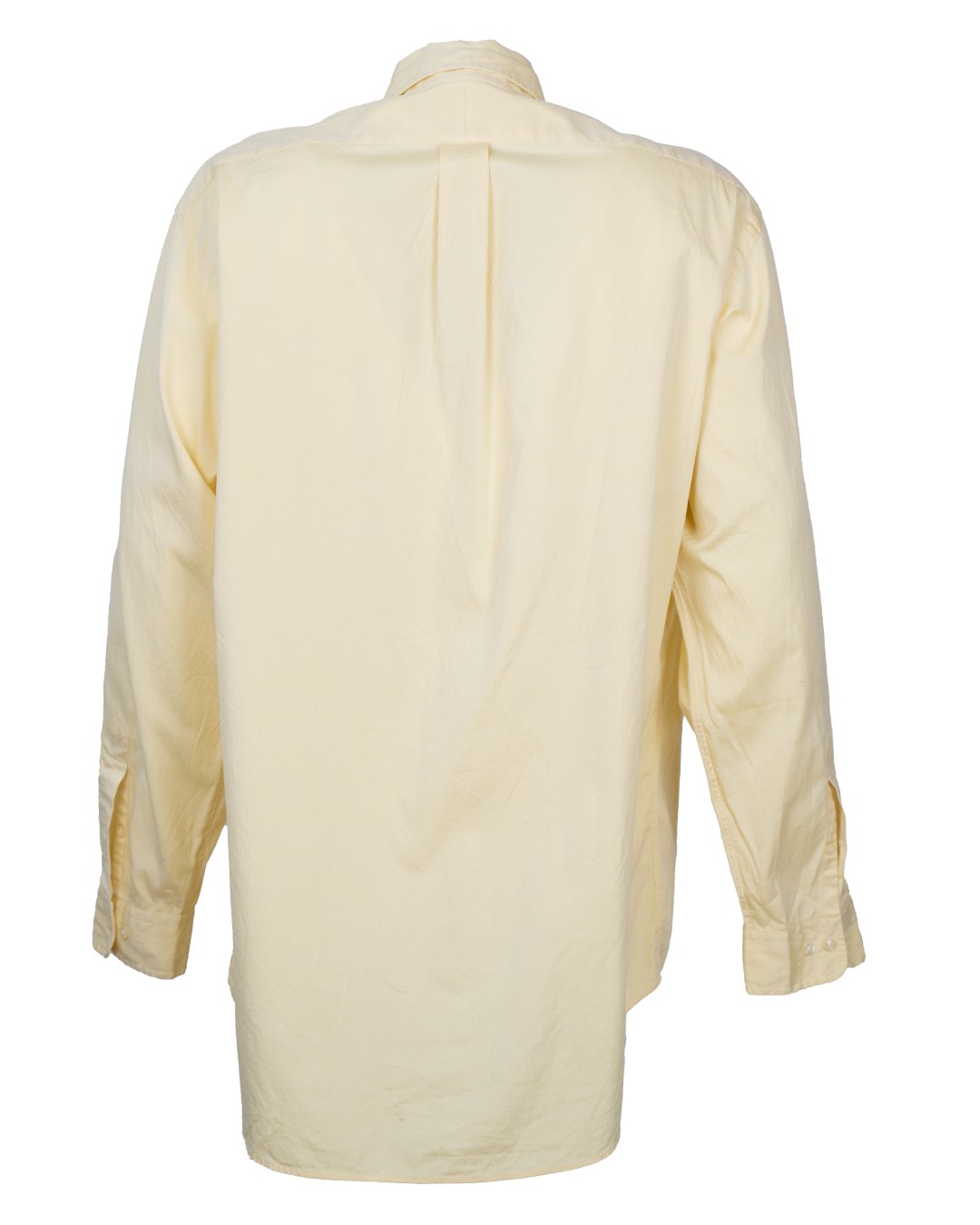 Camicia Uomo Polo Ralph Lauren Gialla in Cotone con Logo Pony Vintage - foto 2