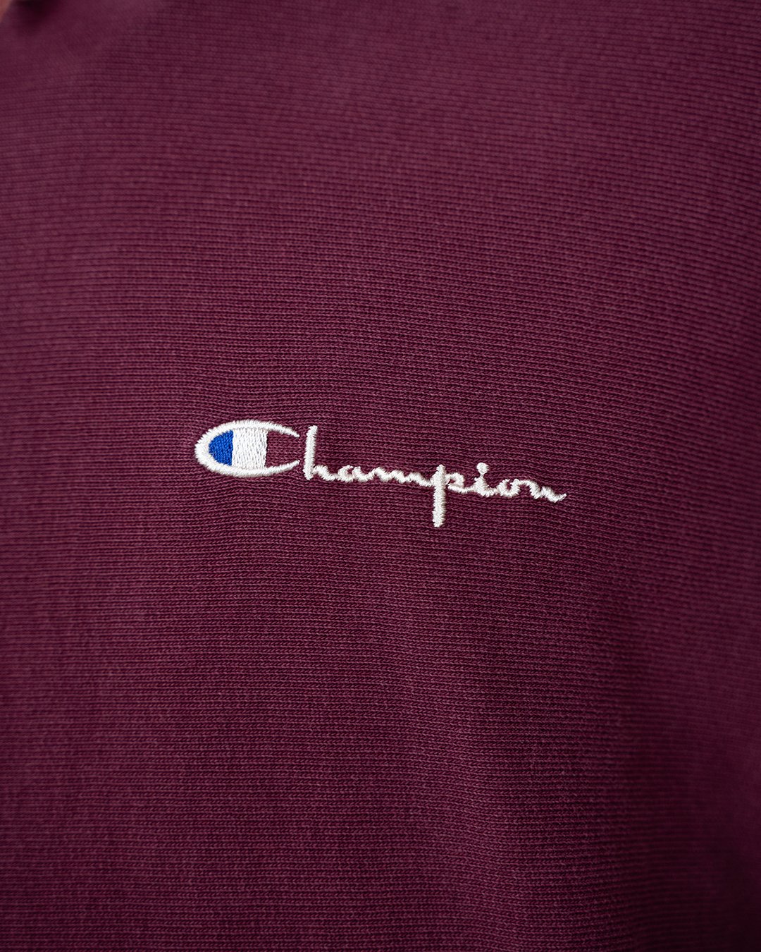 Felpa Con Cappuccio Uomo Champion Bordeaux Con Logo Script Ricamato Vintage 4 Felpa Con Cappuccio Uomo Champion Bordeaux Con Logo Script Ricamato Vintage - Foto 4