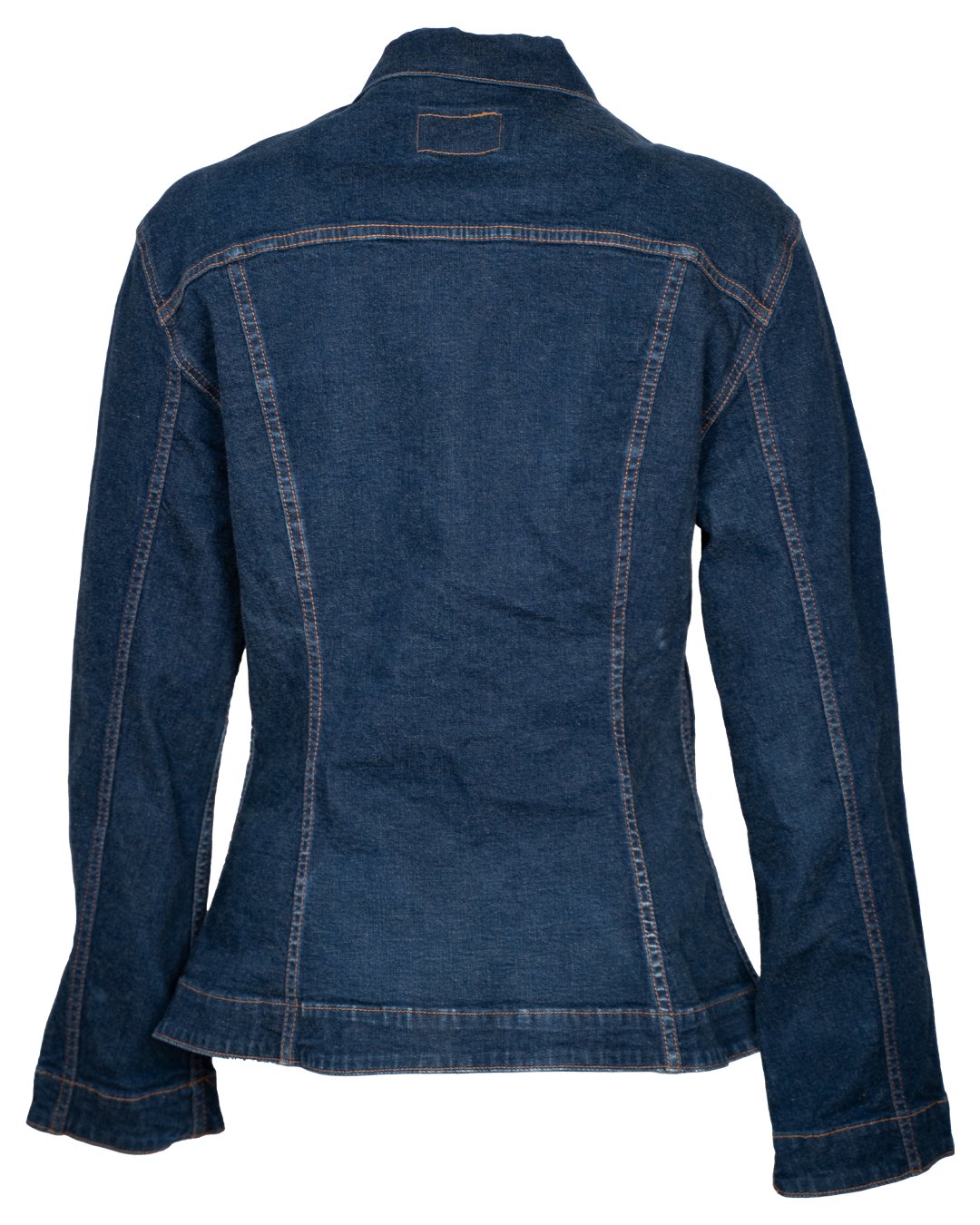 Giacca di Jeans Donna Levi's Blu Denim Scuro Sagomata Vintage con Tab Rosso - foto 2