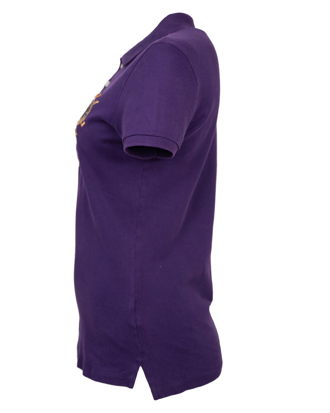 Polo Donna Polo Ralph Lauren Viola Con Stemma Equestre Ricamato E Toppa Scamosciata 3 Polo Donna Polo Ralph Lauren Viola Con Stemma Equestre Ricamato E Toppa Scamosciata - Foto 3