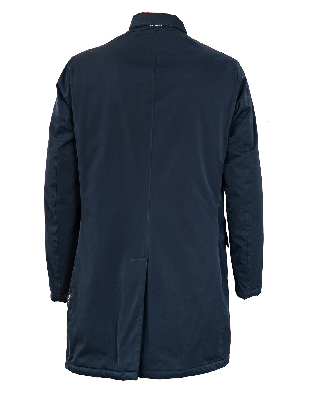 Cappotto Imbottito Uomo AT.P.CO Blu Navy con Interno Trapuntato Blu Royal e Bottoni Effetto Corno - foto 2