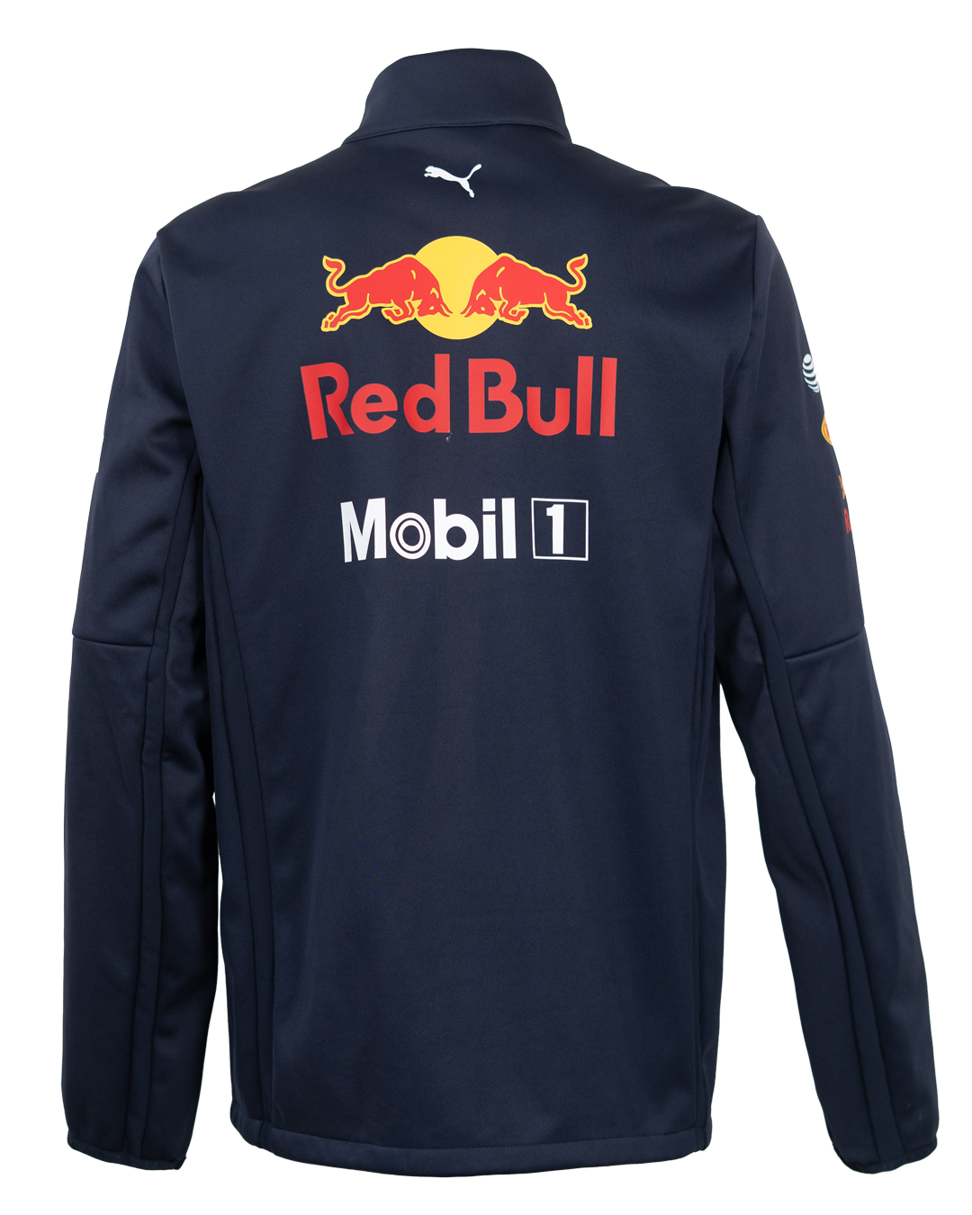 Giacca Softshell Uomo Puma Aston Martin Red Bull Racing Blu Navy Full Zip con Loghi Team F1 Honda - foto 2