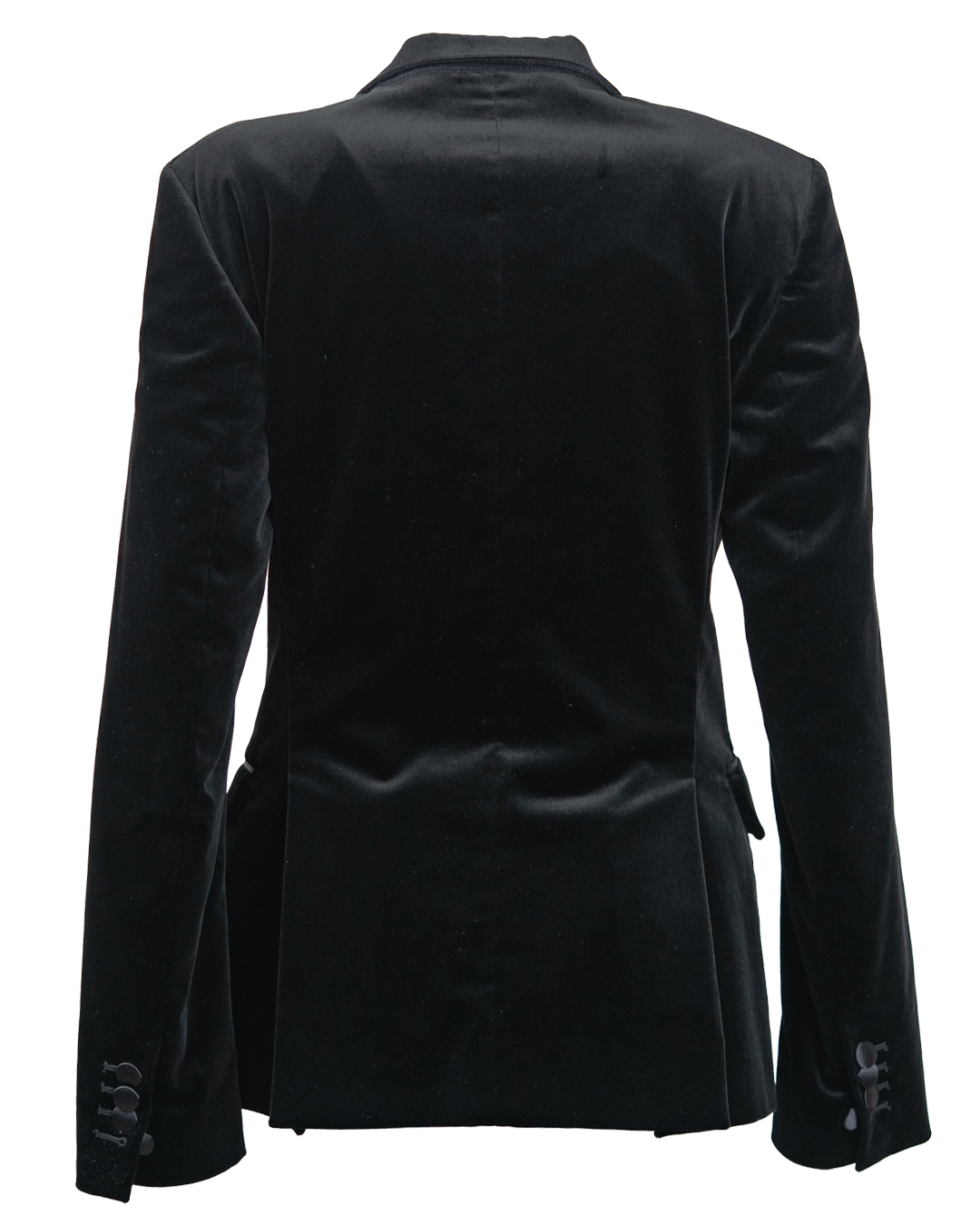 Giacca Smoking Uomo Dsquared2 Nera in Velluto con Revers a Lancia in Raso Hollywood Cut Made in Italy - foto 2