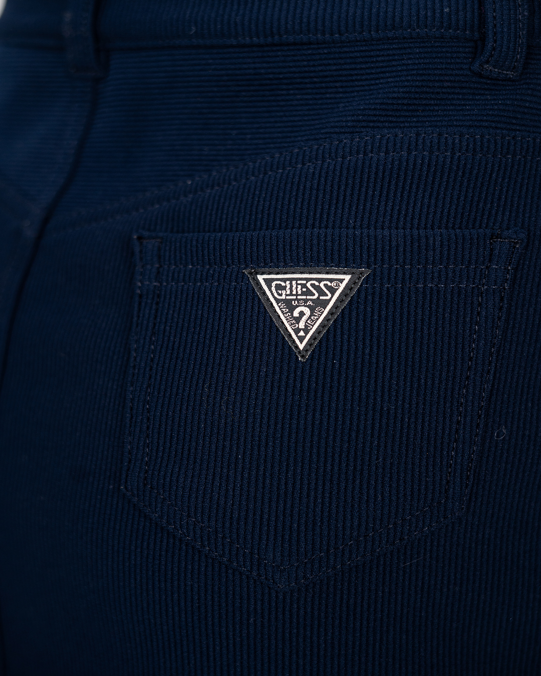 Gonna Donna Guess Vintage Anni 90 Blu Navy A Coste Cinque Tasche Con Logo Triangolo Washed Jeans 4 Gonna Donna Guess Vintage Anni 90 Blu Navy A Coste Cinque Tasche Con Logo Triangolo Washed Jeans - Foto 4